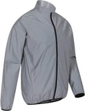 Mountain Warehouse Reflective Mens Jacket - Water Resistant Unisex Rain Jacket, Breathable, Front Pockets, Full Zip Rain Coat -Best for Cycling & Running