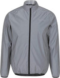 Mountain Warehouse Reflective Mens Jacket - Water Resistant Unisex Rain Jacket, Breathable, Front Pockets, Full Zip Rain Coat -Best for Cycling & Running