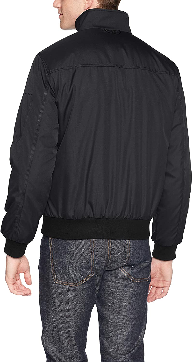 Calvin Klein Men's Water and Wind Resistant Rip Stop Bomber jacket (Standard and Big & Tall)