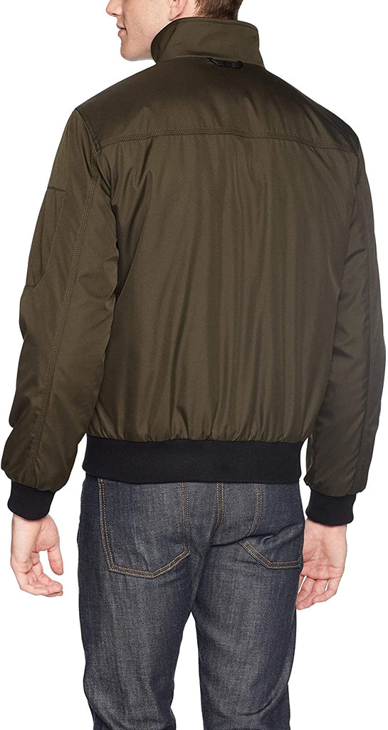 Calvin Klein Men's Water and Wind Resistant Rip Stop Bomber jacket (Standard and Big & Tall)