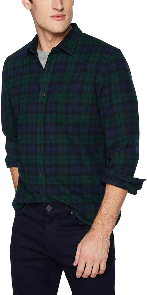 Goodthreads Men's Standard-fit Long-Sleeve Brushed Flannel Shirt