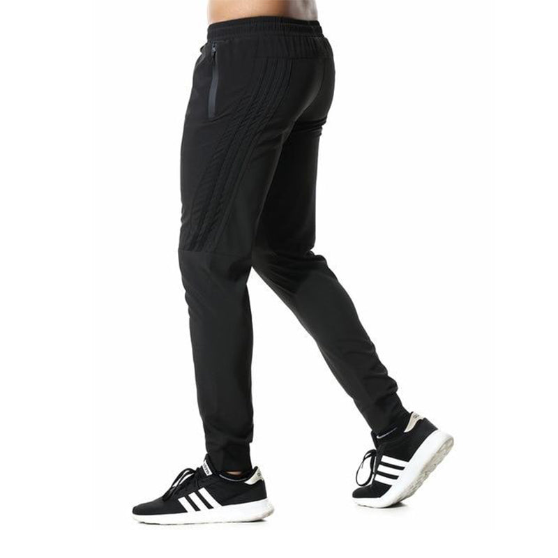 Men Sports Running Pants zipper pocket Athletic Football Soccer pant Training sport Pants Legging jogging Gym Trousers