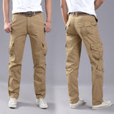 2021 New Men Cargo Pants Big Pockets Decoration Mens Casual Trousers