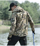 Tactical Waterproof Jacket Men Shark Skin Soft Shell Military Camoufalge Coat Hunting Fishing Outwear