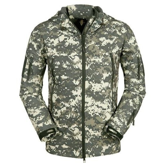 Tactical Waterproof Jacket Men Shark Skin Soft Shell Military Camoufalge Coat Hunting Fishing Outwear
