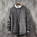 Streetwear Knitted Brand Pullovers Clothing Men Warm Autumn Winter Slim Fit Sweater Male Casual