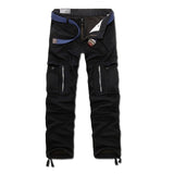 Winter Fleece Warm Tactical Pants Zip Cotton Trousers Loose Army Green Cargo Pants Men Casual
