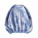 Streetwear Hoodies 2021 Autumn Men Harajuku Korean Style Sweatshirts Hoodie Tie Dye Hoodie
