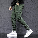 New Fashion Men's Cotton Pants Streetwear Hip Hop Sweatpants Joggers Trousers Tactical Pants Male Cargo Pants