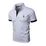 New 2021 Fashion Summer T Shirt Men Short Sleeved Male Turndown Collar Casual Colors T-Shirts Men Clothing