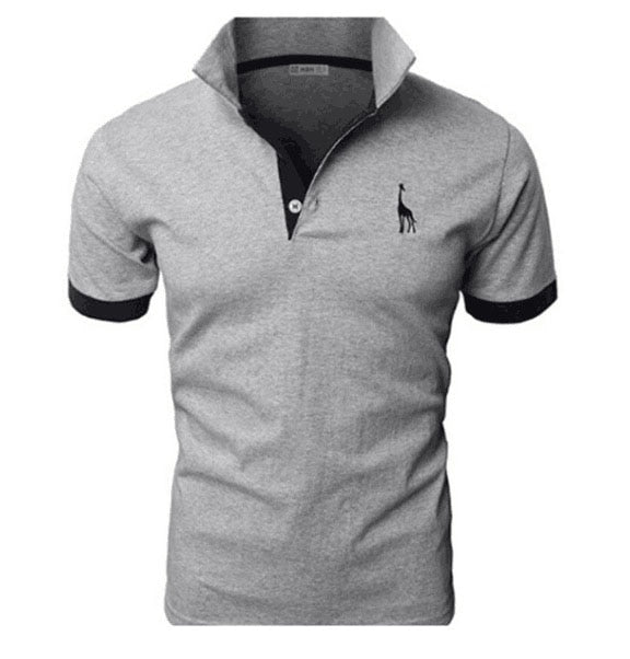 New 2021 Fashion Summer T Shirt Men Short Sleeved Male Turndown Collar Casual Colors T-Shirts Men Clothing