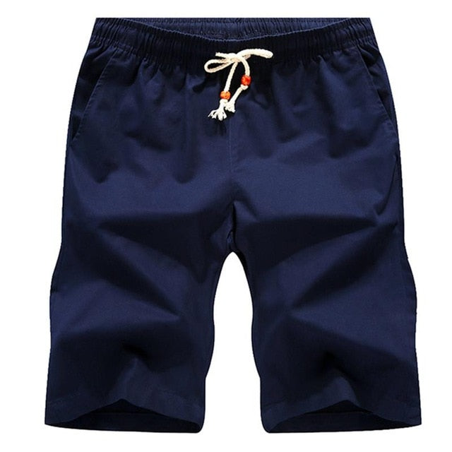 Summer Cotton Shorts Men Fashion Brand Boardshorts Breathable Male Casual Shorts Comfortable Plus Size Cool Short