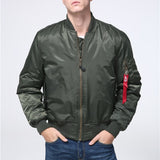 Military tactical Male Army Flight Bomber Jacket Baseball Varsity College Pilot Air Force Waterproof Winter Coat For Men