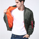 Military tactical Male Army Flight Bomber Jacket Baseball Varsity College Pilot Air Force Waterproof Winter Coat For Men