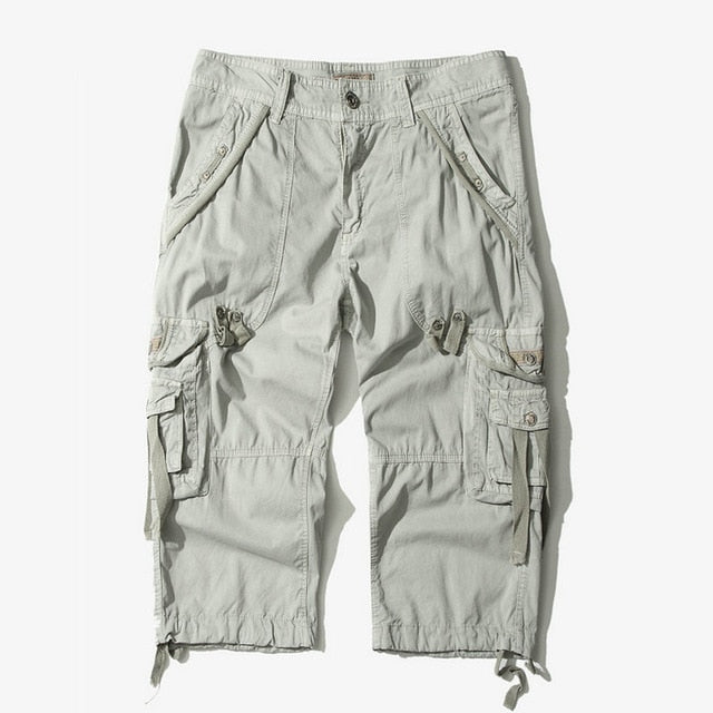 2021 Summer Camouflage Loose Cargo Shorts Men Camo Summer Short Pants Homme Cargo Shorts Without Belt