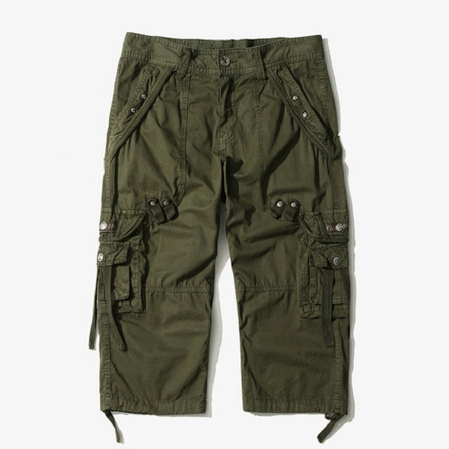 2021 Summer Camouflage Loose Cargo Shorts Men Camo Summer Short Pants Homme Cargo Shorts Without Belt