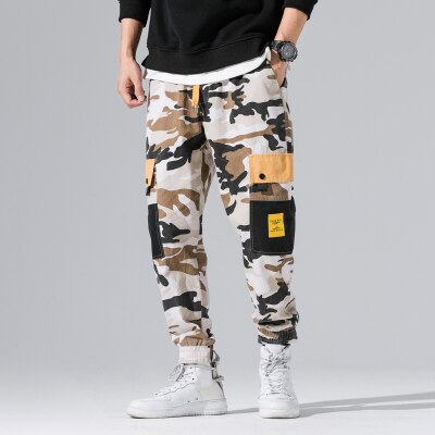 New Autumn Military Track Pants Men Fashion Brand Trousers Men Streetwear Mens Joggers Pants Cargo Navy