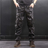 Men's Cargo Pants Men Casual Camo Multi Pockets Military Tactical Pants Hip Hop Joggers Streetwear