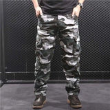 Men's Cargo Pants Men Casual Camo Multi Pockets Military Tactical Pants Hip Hop Joggers Streetwear