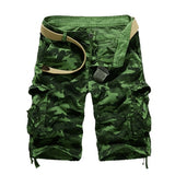 2021 New Camouflage Loose Cargo Shorts Men Cool Summer Military Camo Short Pants Homme Cargo Shorts