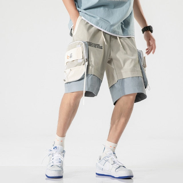 Summer Fashion Men Shorts 2021 New Hot Motion Casual Pocket Tooling Shorts Hip Hop Streetwear Harajuku Shorts Mens