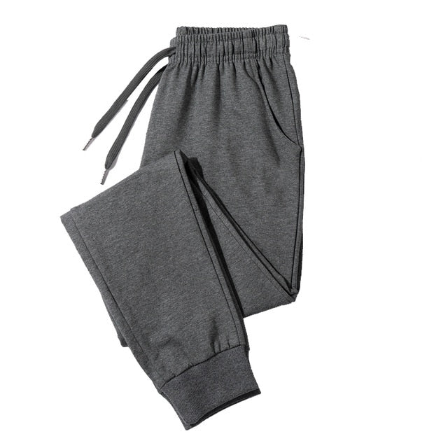 Cotton New Sweatpants Men's streetwear Pants Fashion Pants Men Full Length Drawstring Trousers For Men Casual Pants