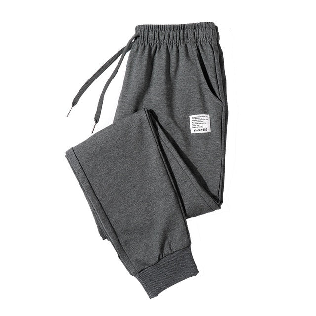 Cotton New Sweatpants Men's streetwear Pants Fashion Pants Men Full Length Drawstring Trousers For Men Casual Pants