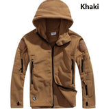 Tactical Jacket Men Thermal Outdoors Polartec Warm Hooded Coat Militar Softshell Hike Outerwear Army Jackets