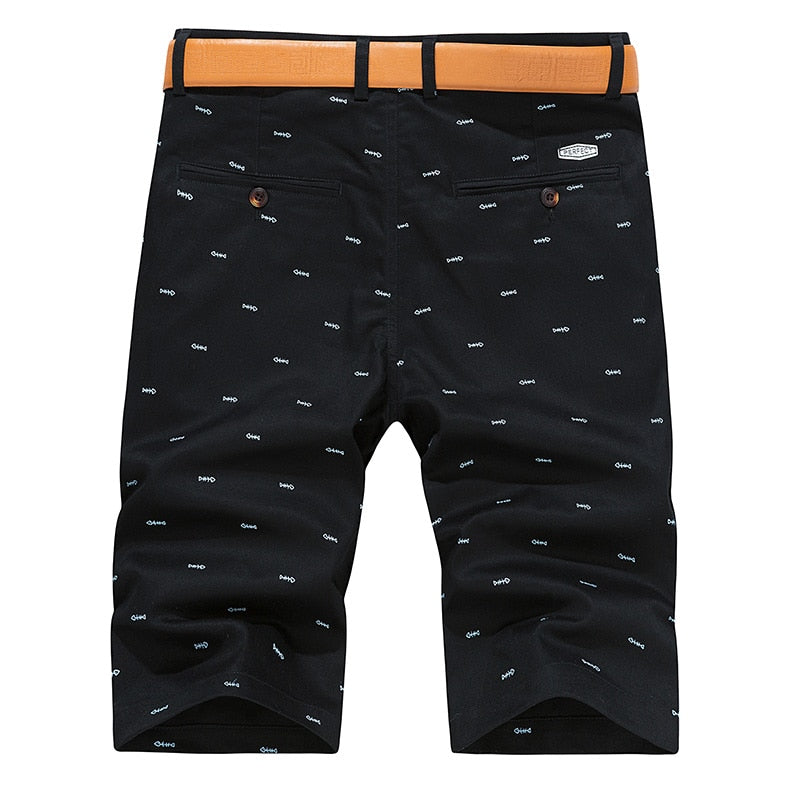 Brand Men Shorts Summer Fashion Solid Color Casual Male Shorts Bermuda Knee Length