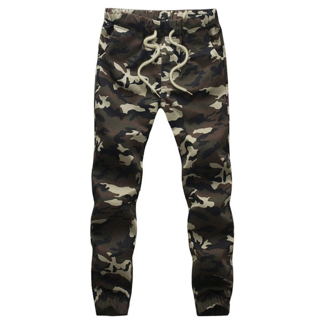 Cotton Mens Jogger Autumn Pencil Harem Pants Men Camouflage Military Pants Loose Comfortable Cargo Trousers