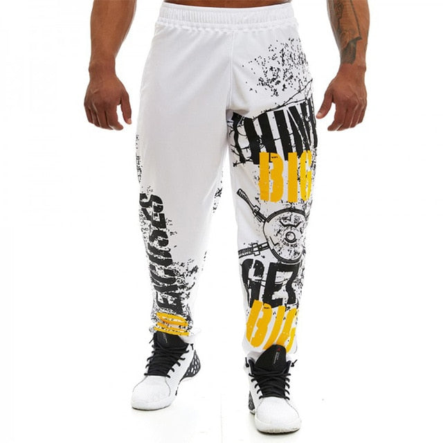 2021 New Running Jogging Pants Men Cotton Soft Bodybuilding Joggers Sweatpants Harem Long Trousers
