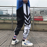 Streetwear Hip hop Joggers Pants Men Loose Harem Pants Ankle Length Trousers Sport Casual Sweatpants White Techwear