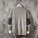 2021 New Sweater Men Long Sleeves Autumn Winter Pullover Knitted O-Neck