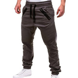 Men Casual Joggers Pants Solid Thin Cargo Sweatpants Male Multi-pocket Trousers New Sportswear Hip Hop Pencil Pants
