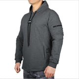Splice Hoodies Oversize Hip-hop Style  Hoodie Autumn Winter Warm Thick Hoodies