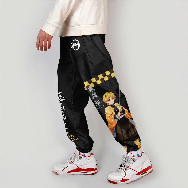 3D Anime Japanese Cargo Pants Harajuku Streetwear Hip Hop Joggers Pants