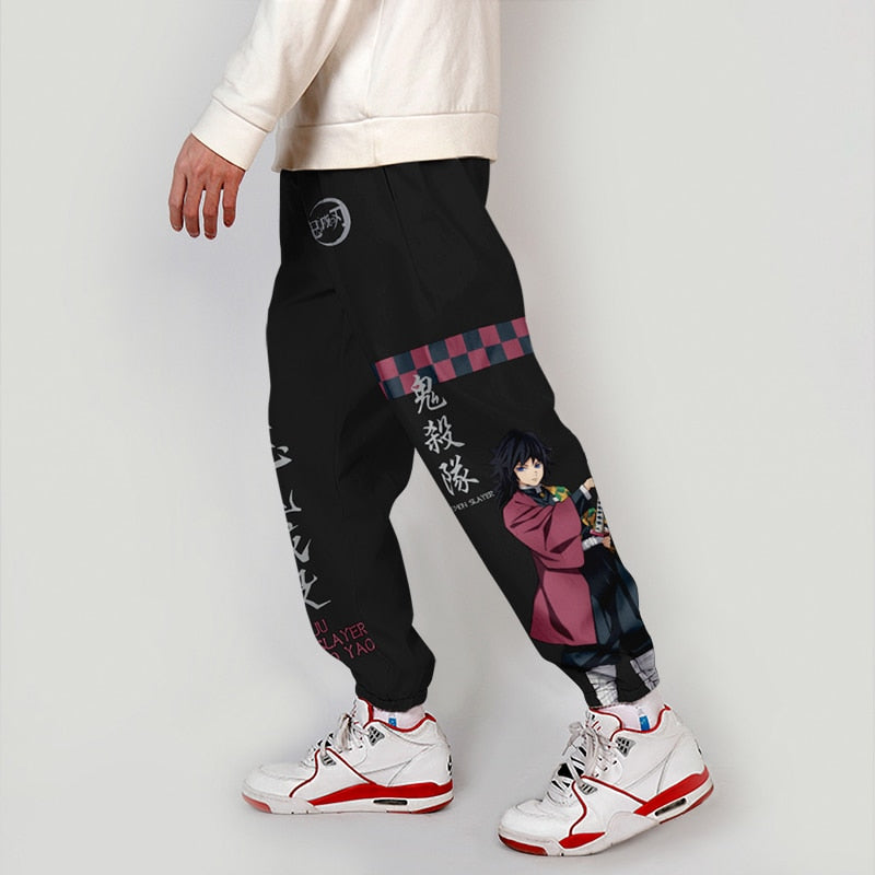 3D Anime Japanese Cargo Pants Harajuku Streetwear Hip Hop Joggers Pants