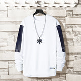 Oversized Crewneck Sweatshirt Men 2021 Spring Solid Hip Hop Japanese Streetwear Pullovers Hoodie Sweatshirts Male