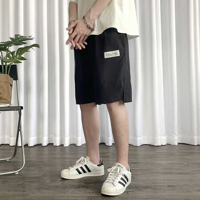 Men Thin Summer Basketball Shorts 2021 Mens Korean Fashions Streetwear Sweat Shorts Male Graphic Harajuku Joggers