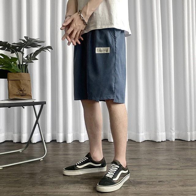 Men Thin Summer Basketball Shorts 2021 Mens Korean Fashions Streetwear Sweat Shorts Male Graphic Harajuku Joggers