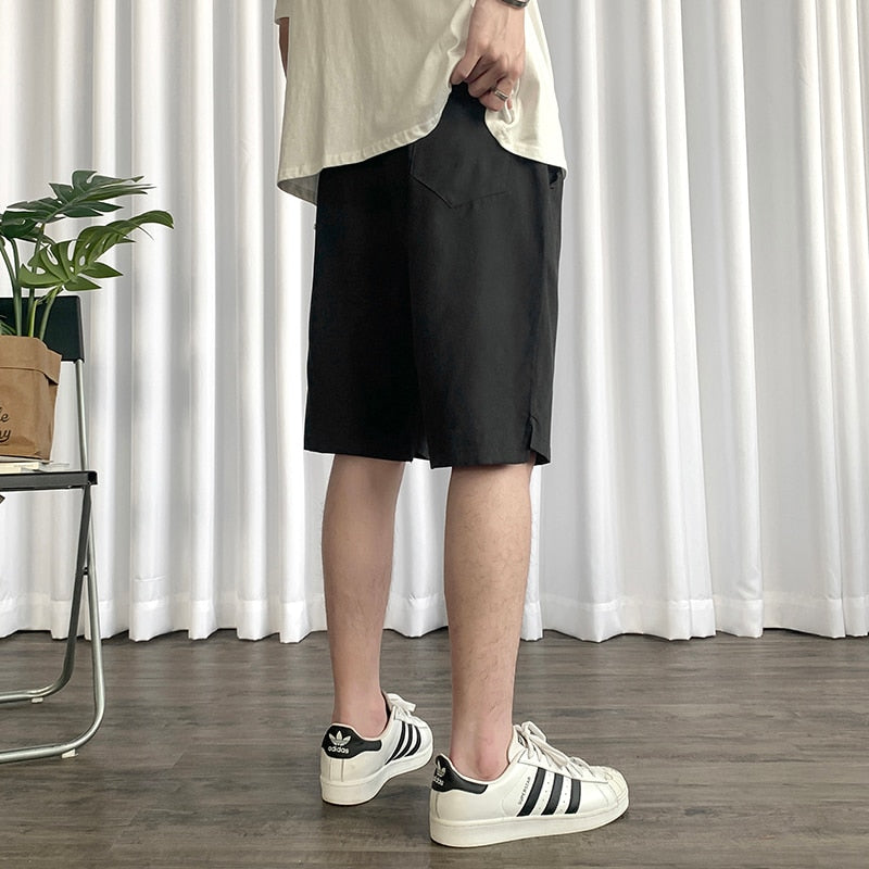 Men Thin Summer Basketball Shorts 2021 Mens Korean Fashions Streetwear Sweat Shorts Male Graphic Harajuku Joggers