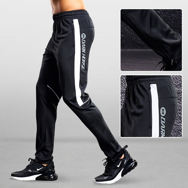 Men Sport Pants Running Pants With Zipper Pockets Training and Jogging Men Pants Fitness Pants For Men Sportwear