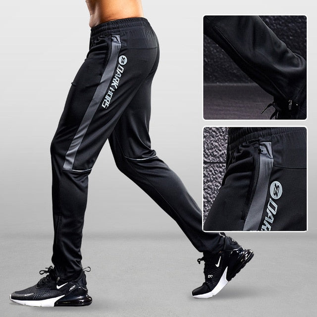 Men Sport Pants Running Pants With Zipper Pockets Training and Jogging Men Pants Fitness Pants For Men Sportwear