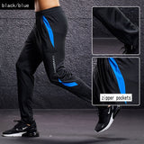 Men Sport Pants Running Pants With Zipper Pockets Training and Jogging Men Pants Fitness Pants For Men Sportwear