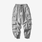 Streetwear Mens Hip Hop Jogging Pants Casual Men Trousers Big Size Loose Sweatpants Male 2021 New Multi Pocket Harem Pants