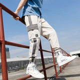 Streetwear Mens Hip Hop Jogging Pants Casual Men Trousers Big Size Loose Sweatpants Male 2021 New Multi Pocket Harem Pants