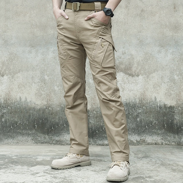 City Military Tactical Pants Men Trousers Men Many Pockets Waterproof Wear Casual Cargo Pants