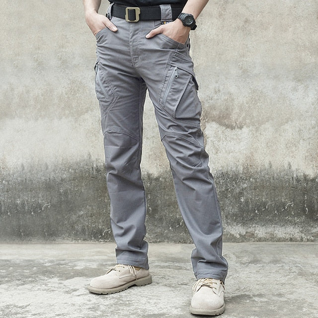 City Military Tactical Pants Men Trousers Men Many Pockets Waterproof Wear Casual Cargo Pants