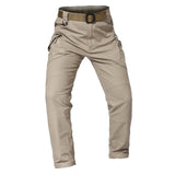 New Mens Tactical Pants Multiple Pocket Elasticity Military Urban Commuter Tacitcal Trousers Men Slim Fat Cargo Pant