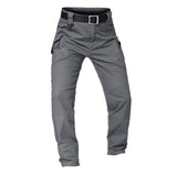 New Mens Tactical Pants Multiple Pocket Elasticity Military Urban Commuter Tacitcal Trousers Men Slim Fat Cargo Pant